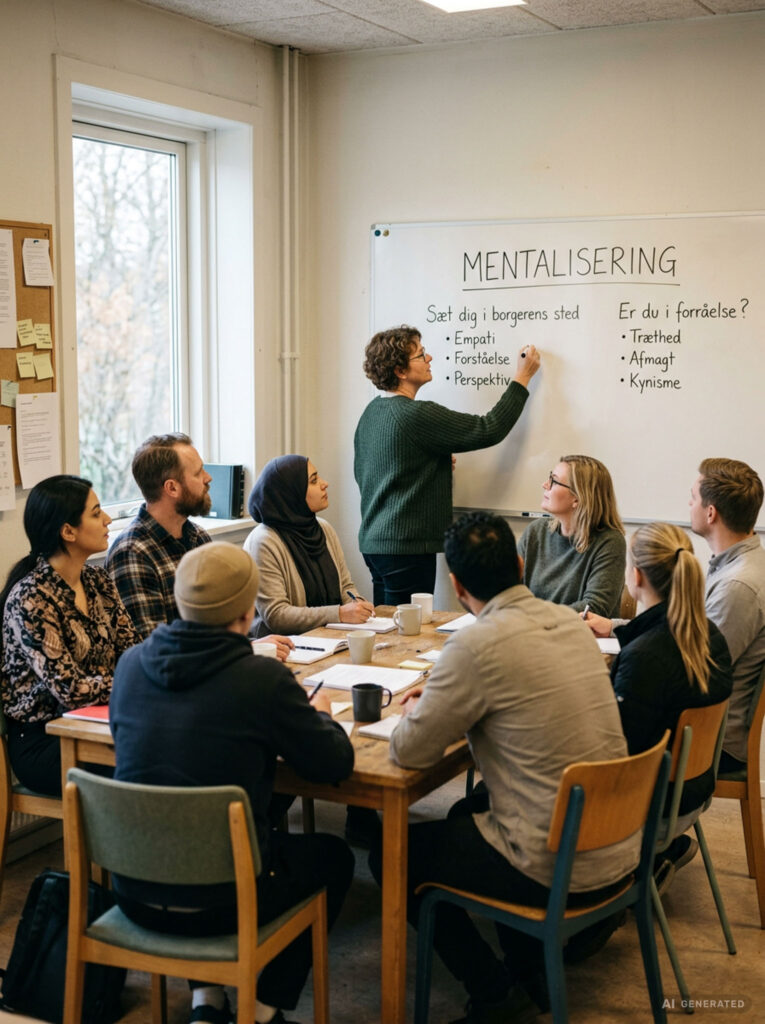 Teammøde i HabitusHuset Solsikkehuset